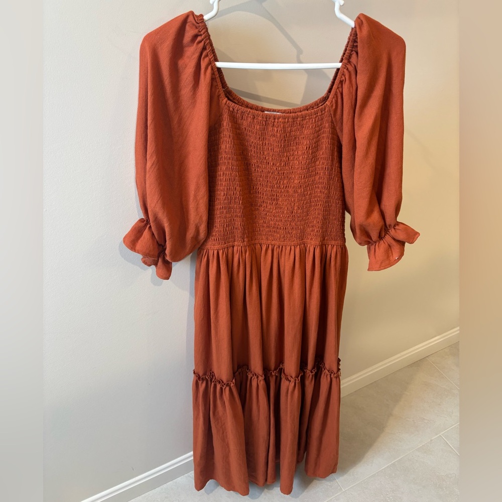 IVY CITY orange Casual Dress